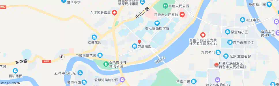 百色东旦小区_公交站地图_百色公交_妙搜公交查询2025