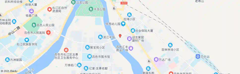 百色拉域大桥南_公交站地图_百色公交_妙搜公交查询2025