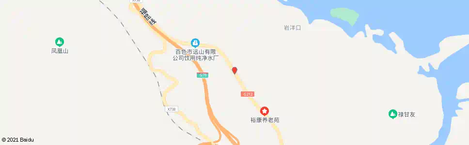 百色岩洋村路口_公交站地图_百色公交_妙搜公交查询2025