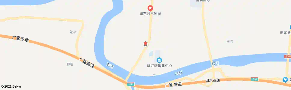 百色桥南_公交站地图_百色公交_妙搜公交查询2025