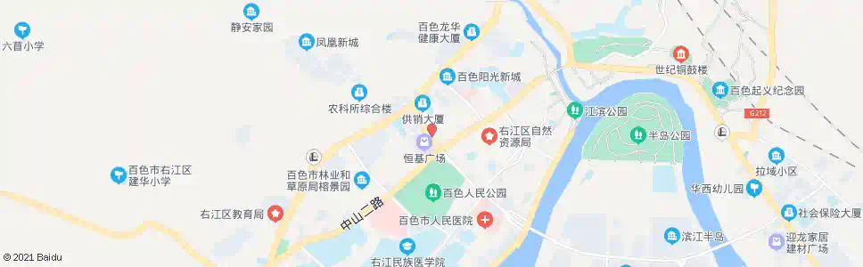 百色粮食局_公交站地图_百色公交_妙搜公交查询2025