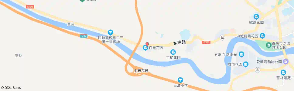 百色电机厂宿舍_公交站地图_百色公交_妙搜公交查询2025