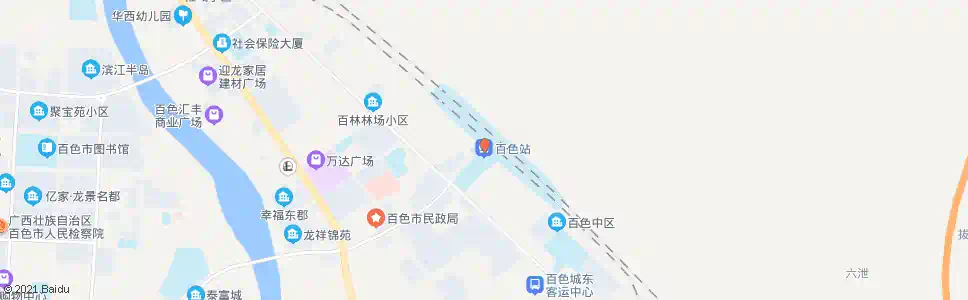 百色城东路_公交站地图_百色公交_妙搜公交查询2025