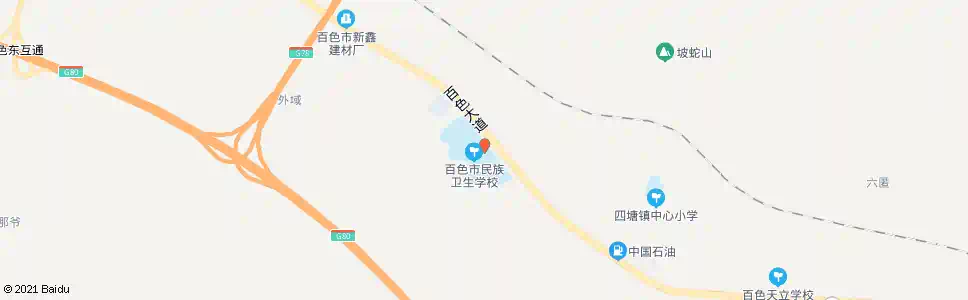 百色财校_公交站地图_百色公交_妙搜公交查询2025