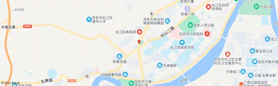 百色懿彬山庄_公交站地图_百色公交_妙搜公交查询2025