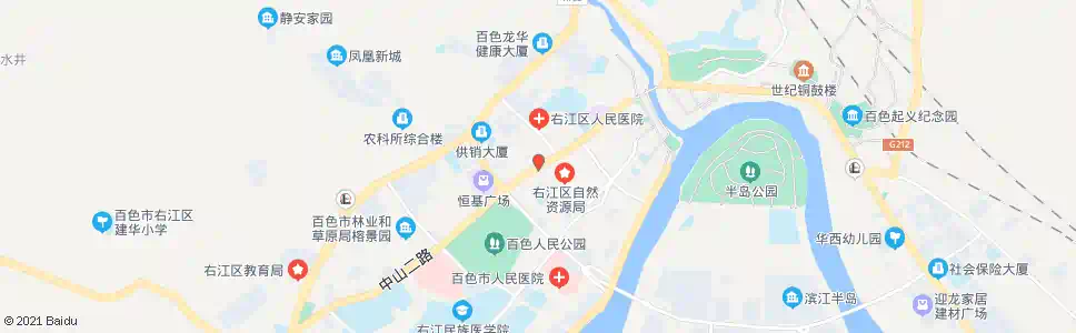 百色蘑菇亭_公交站地图_百色公交_妙搜公交查询2025