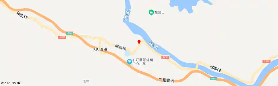 百色平圩小学_公交站地图_百色公交_妙搜公交查询2025