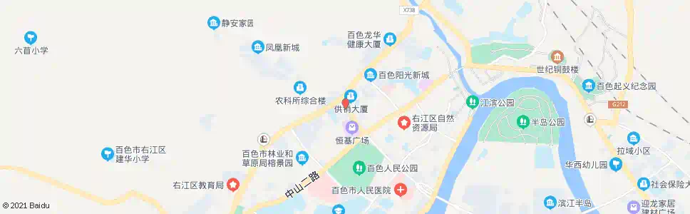 百色新兴转盘_公交站地图_百色公交_妙搜公交查询2025