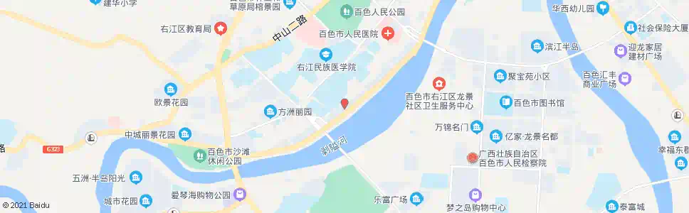 百色水岸花园_公交站地图_百色公交_妙搜公交查询2025