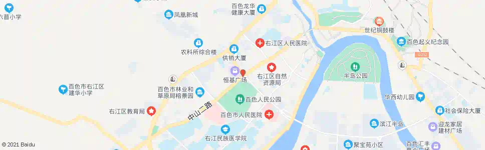 百色中山二路新兴路口_公交站地图_百色公交_妙搜公交查询2025