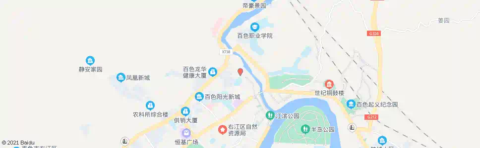 百色百胜街市场_公交站地图_百色公交_妙搜公交查询2025
