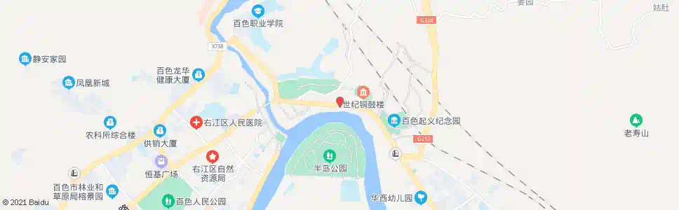 百色协和医院_公交站地图_百色公交_妙搜公交查询2025