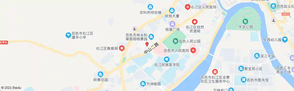 百色百家汇超市_公交站地图_百色公交_妙搜公交查询2025