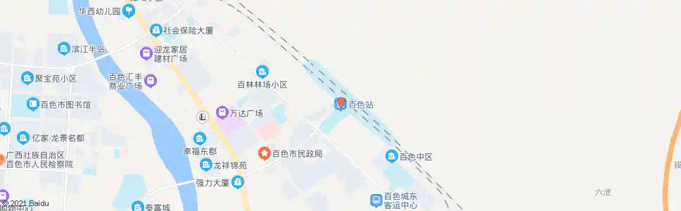 百色问心庙_公交站地图_百色公交_妙搜公交查询2025