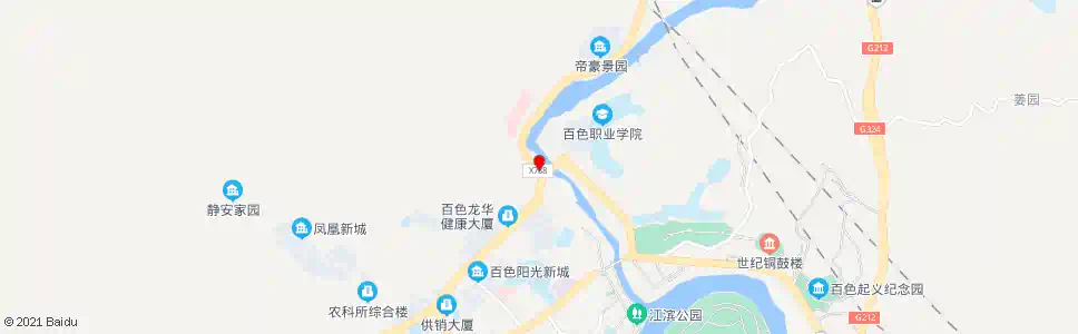 百色交警二大队_公交站地图_百色公交_妙搜公交查询2025