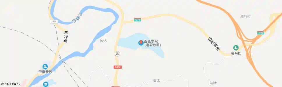 百色百色学院_公交站地图_百色公交_妙搜公交查询2025