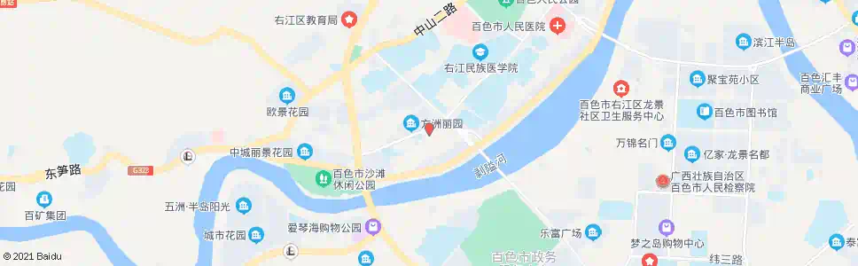 百色东合小学_公交站地图_百色公交_妙搜公交查询2025