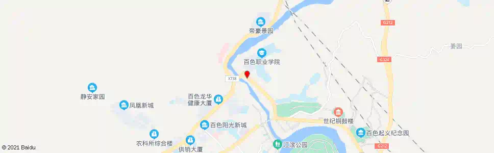 百色毛巾厂_公交站地图_百色公交_妙搜公交查询2025