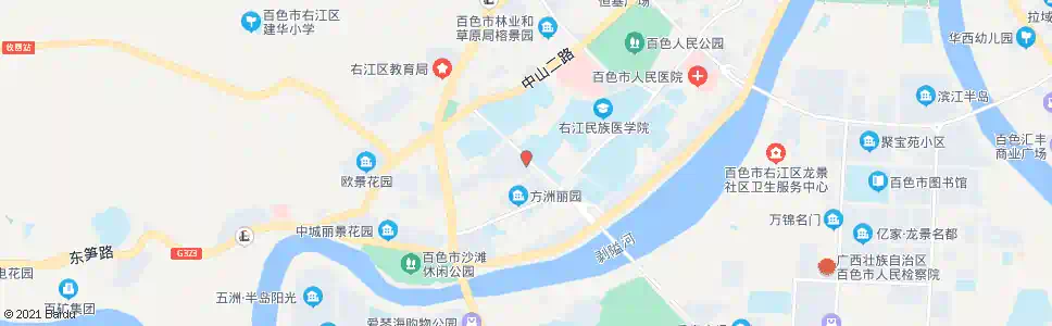 百色东合叉路口_公交站地图_百色公交_妙搜公交查询2025