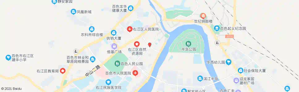 百色文明太平街路口_公交站地图_百色公交_妙搜公交查询2025