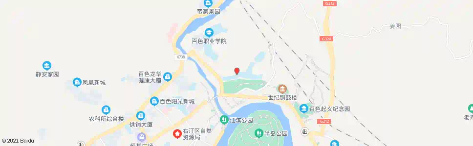 百色商校_公交站地图_百色公交_妙搜公交查询2025