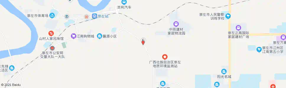 崇左铁路货场_公交站地图_崇左公交_妙搜公交查询2025