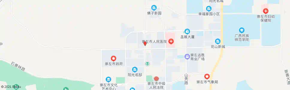 崇左友谊龙峡山路口_公交站地图_崇左公交_妙搜公交查询2025