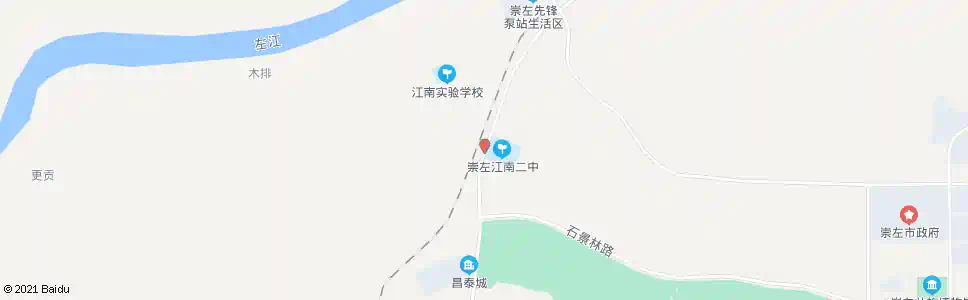 崇左江南三小_公交站地图_崇左公交_妙搜公交查询2025