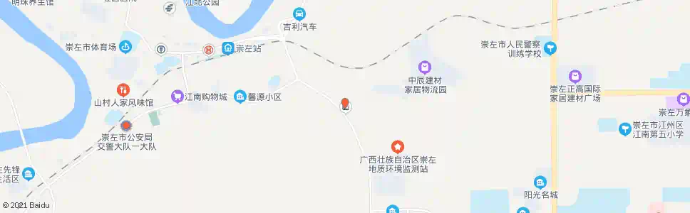 崇左石油公司_公交站地图_崇左公交_妙搜公交查询2025