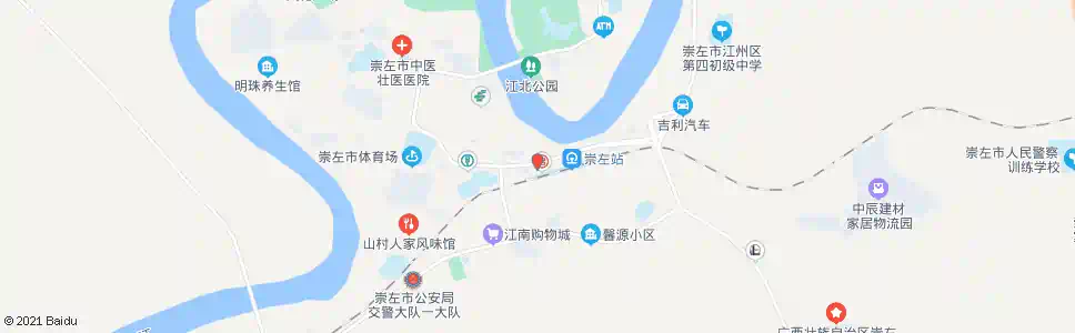 崇左新西洋超市_公交站地图_崇左公交_妙搜公交查询2025