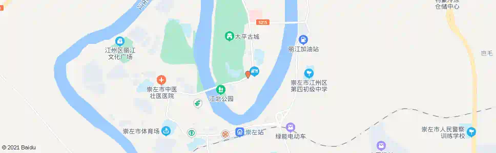 崇左江北菜市_公交站地图_崇左公交_妙搜公交查询2025
