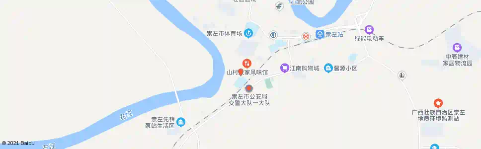 崇左江南一中_公交站地图_崇左公交_妙搜公交查询2025