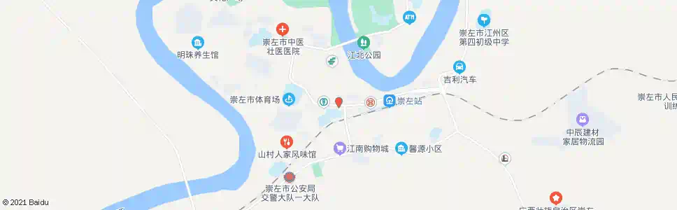 崇左江南一小_公交站地图_崇左公交_妙搜公交查询2025