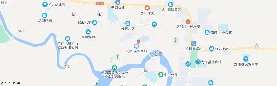 崇左中心花园_公交站地图_崇左公交_妙搜公交查询2025