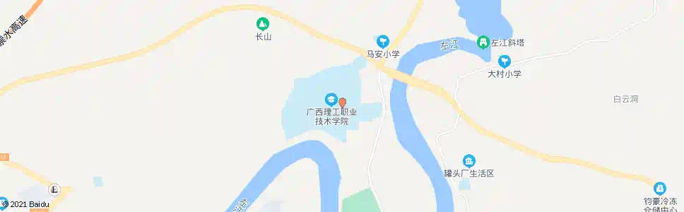 崇左理工学院_公交站地图_崇左公交_妙搜公交查询2025