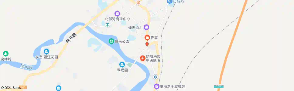 防城港二桥东路_公交站地图_防城港公交_妙搜公交查询2025