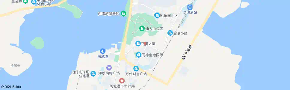 防城港荣恒大酒店_公交站地图_防城港公交_妙搜公交查询2025