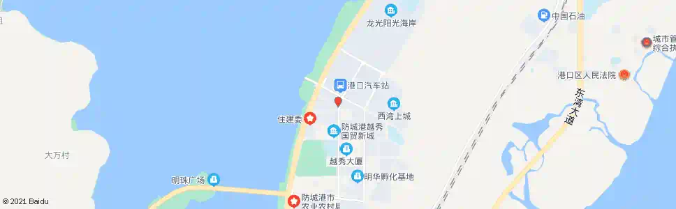 防城港金湾花园_公交站地图_防城港公交_妙搜公交查询2025