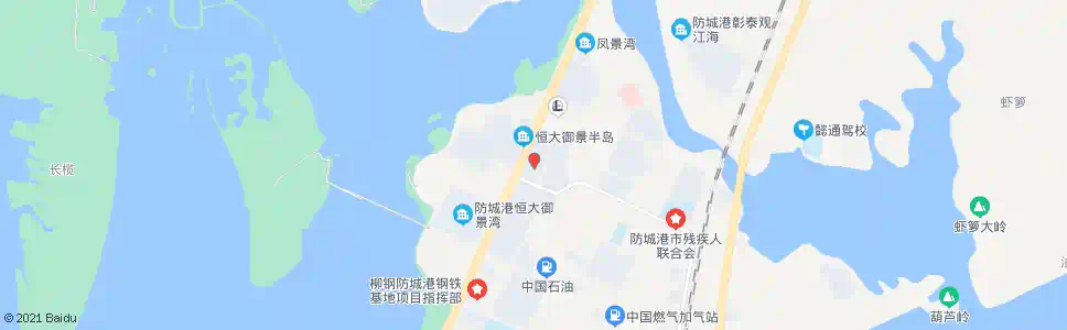 防城港西湾华庭_公交站地图_防城港公交_妙搜公交查询2025