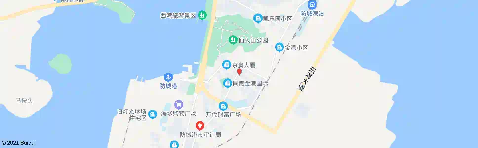 防城港云南大厦_公交站地图_防城港公交_妙搜公交查询2025