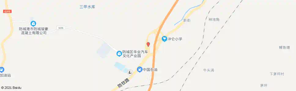 防城港钦东高速防城收费站_公交站地图_防城港公交_妙搜公交查询2025