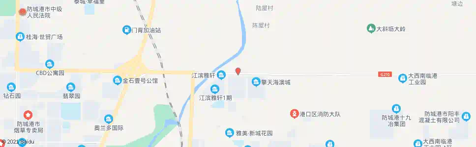 防城港江滨小区_公交站地图_防城港公交_妙搜公交查询2025