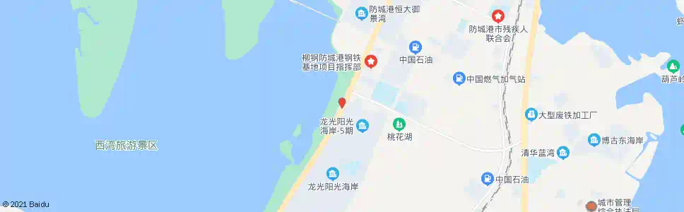 防城港市消防支队_公交站地图_防城港公交_妙搜公交查询2025