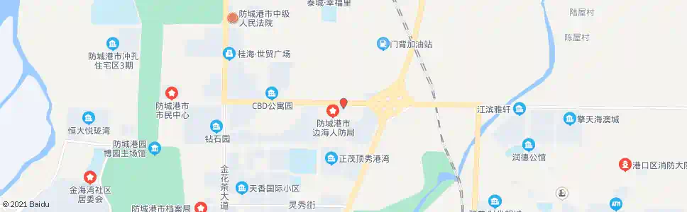 防城港市中心血站_公交站地图_防城港公交_妙搜公交查询2025