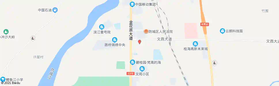 防城港城南村_公交站地图_防城港公交_妙搜公交查询2025