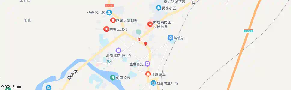 防城港防城第二客运站_公交站地图_防城港公交_妙搜公交查询2025