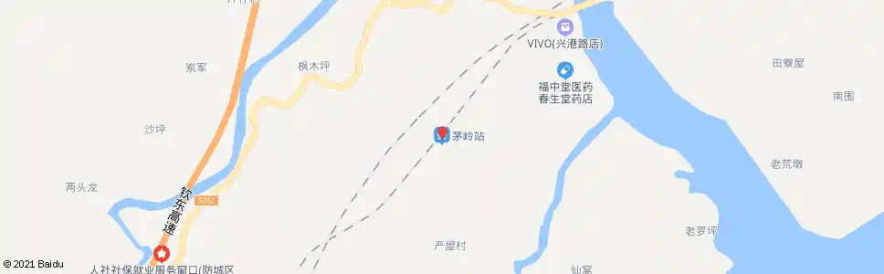 防城港茅岭工业园_公交站地图_防城港公交_妙搜公交查询2025