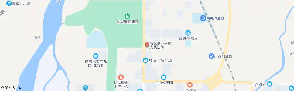 防城港市法院_公交站地图_防城港公交_妙搜公交查询2025