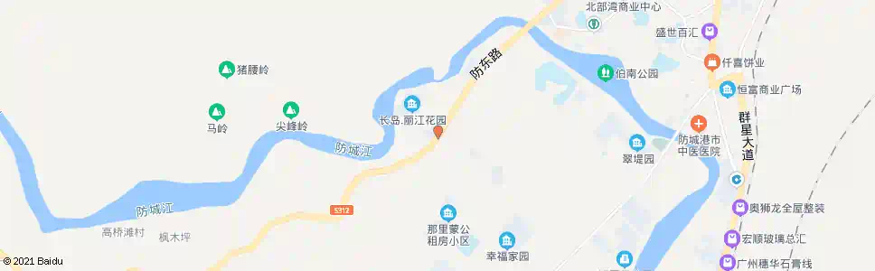防城港防城区交警大队_公交站地图_防城港公交_妙搜公交查询2025