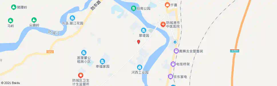 防城港市第一客运中心_公交站地图_防城港公交_妙搜公交查询2025